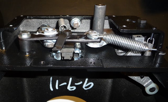 Detailed top cover area on Marsh stencil cutter